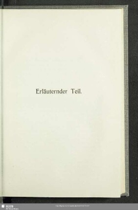 Erläuternder Teil