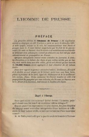 L'homme de Prusse : Guillaume & Bismark dévoilés par Timon III Antony Watré