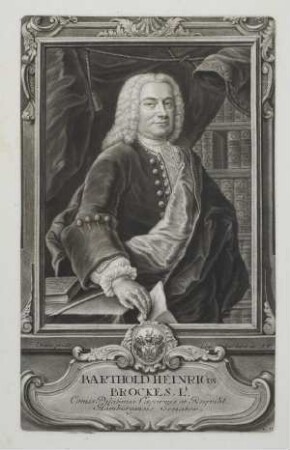 Bildnis von Heinrich Brockes (1680-1747)
