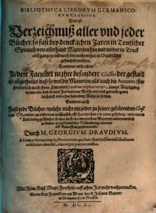 Bibliotheca librorum germanicorum classica