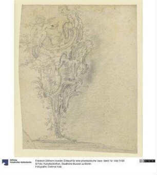 Entwurf für eine phantastische Vase