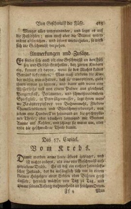 Das 57. Capitel. Vom Krebs.