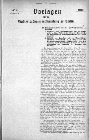 No. 2 (22-24), 11. Januar 1919