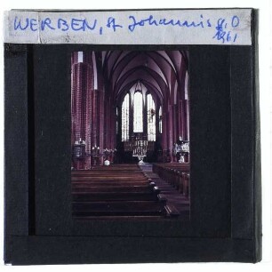 Werben (Elbe), St. Johannis : Innenansicht