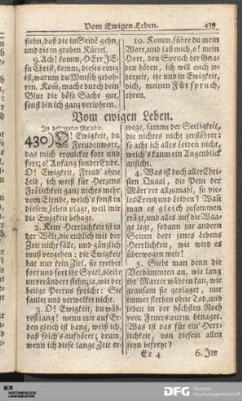 Vom ewigen Leben.