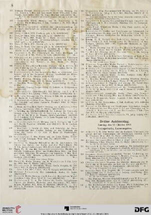 Dritter Auktionstag: Samstag, den 22. Oktober 1932 (Nr. 349-517)