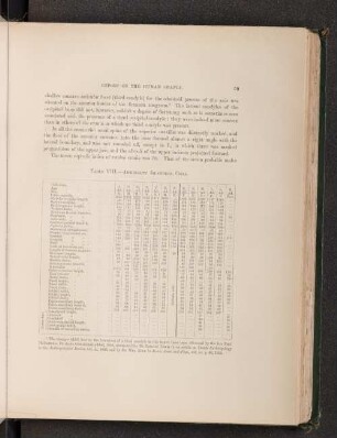Table VIII. - Admiralty Islanders, Chal.