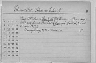 Lau, Anna Barbara - Lau, Johann Wilhelm