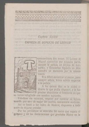Capítulo LXXIX - Empieza el suplicio de Leonor