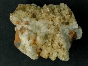 Calcit auf Dolomit, Galenit und Fluorit