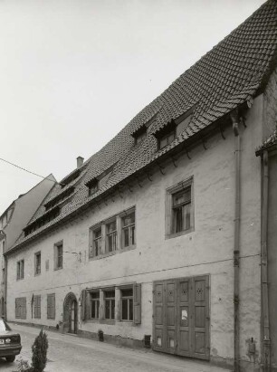 Pirna-Altstadt. Wohnhaus, Schmiedestraße 19 : Pirna-Altstadt. Wohnhaus (Tetzelhaus), Schmiedestraße 19. Straßenansicht