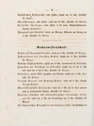 10-11, Rechtswissenschaft