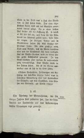 §. 18. [Wüste Ländereyen]