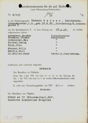 Werner, Hermann