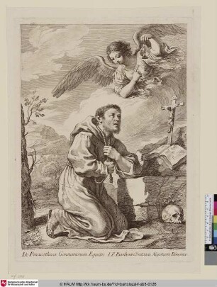 [S. François priant dans le désert; St. Franziscus betet in der Wüste]