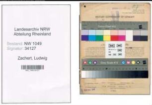 Entnazifizierung Ludwig Zachert , geb. 06.02.1901 (Bankangestellter)