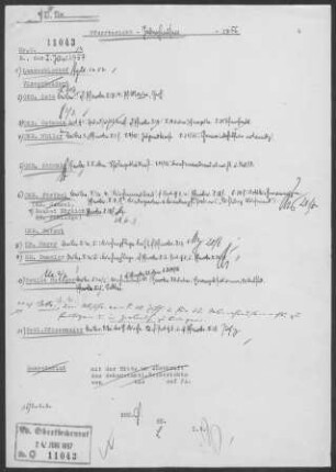 Jebenhausen: Visitationsbericht mit Pfarrbericht 1956