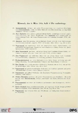 Mittwoch, den 8. März 1916, halb 4 Uhr nachmittags (Nr. 271-410)