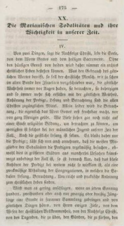 175-180 Die Marianischen Sodalitäten und ihre Wichtigkeit in unserer Zeit : Fortsetzung