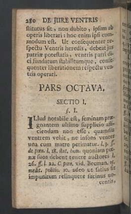 Pars octava.