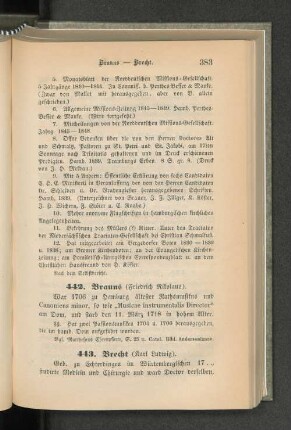 442. Brauns (Friedrich Nikolas).