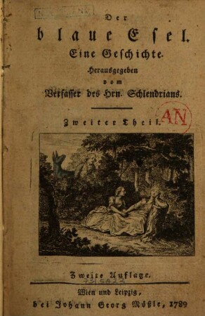 Der blaue Esel : Eine Geschichte, Zweiter Theil