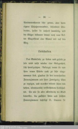 Liebschaften