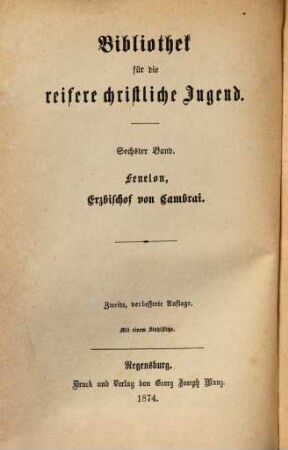 Fenelon, Erzbischof von Cambrai