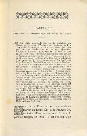 Origines du Havre : Description Historique Es Topographique de la ville Françoise et du havre de Grace (1515 - 1541) Avec un Plan de la ville en 1524 par Alphonse A. Martin