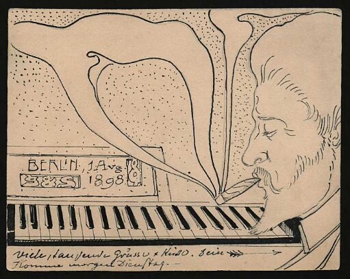 Postkarte an Gerda Busoni : 01.08.1898