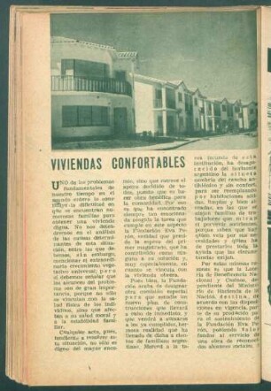 Viviendas confortables