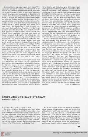 Baupolitik und Bauwirtschaft, [15]
