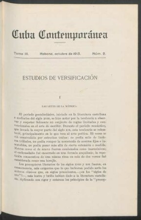 I Las leyes de la métrica
