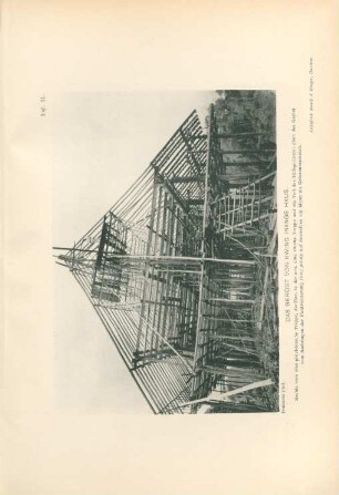 Taf. 31. Das Gerüst von Kwing Irangs Haus