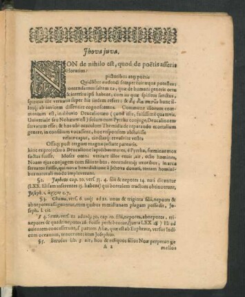 Non de nihilo est, quod de poetis afferit Horatius ...