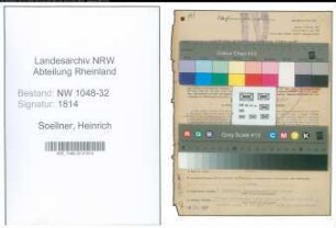 Entnazifizierung Heinrich Soellner , geb. 15.03.1894 (Beamter)