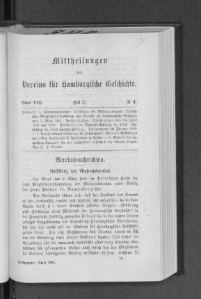 Auflösung des Museumsvereins.