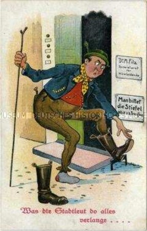 Humoristische Postkarte
