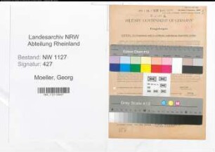 Entnazifizierung Georg Moeller , geb. 07.07.1898 (Lehrer)