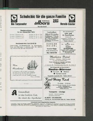 Rentenzahlung für den Monat Mai 1978