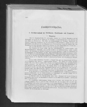 Landherrenschaften.