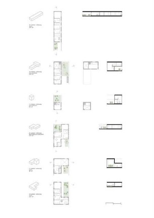 Ideale Realitäten - Potsdam Schinkelwettbewerb 2012: Grundrisse Typen 1:200