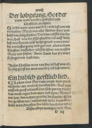 Ein hubsch geystlich lied.