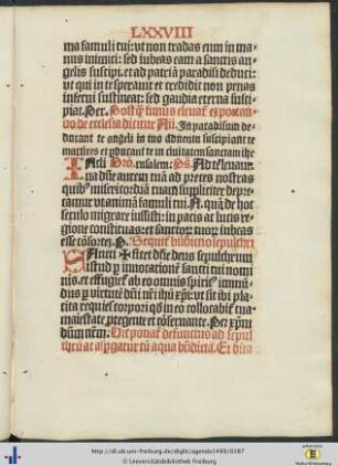 Benedictio sepulcri.