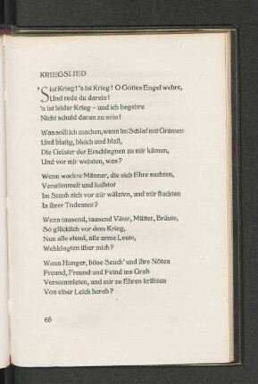 Kriegslied