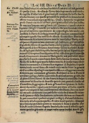 Libro ... Della Deca ... Delle Historie Di Bologna, 2,3