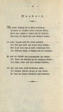 Bündniß