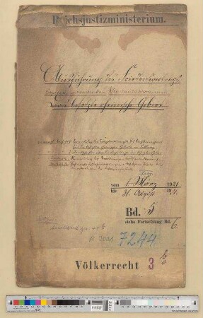 Besatzungskonvention.- Rheinlandabkommen: Bd. 5