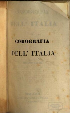 Corografia dell'Italia, 3