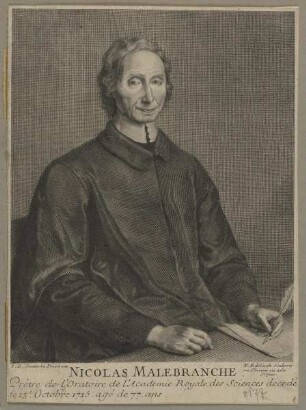 Bildnis des Nicolas Malebranche